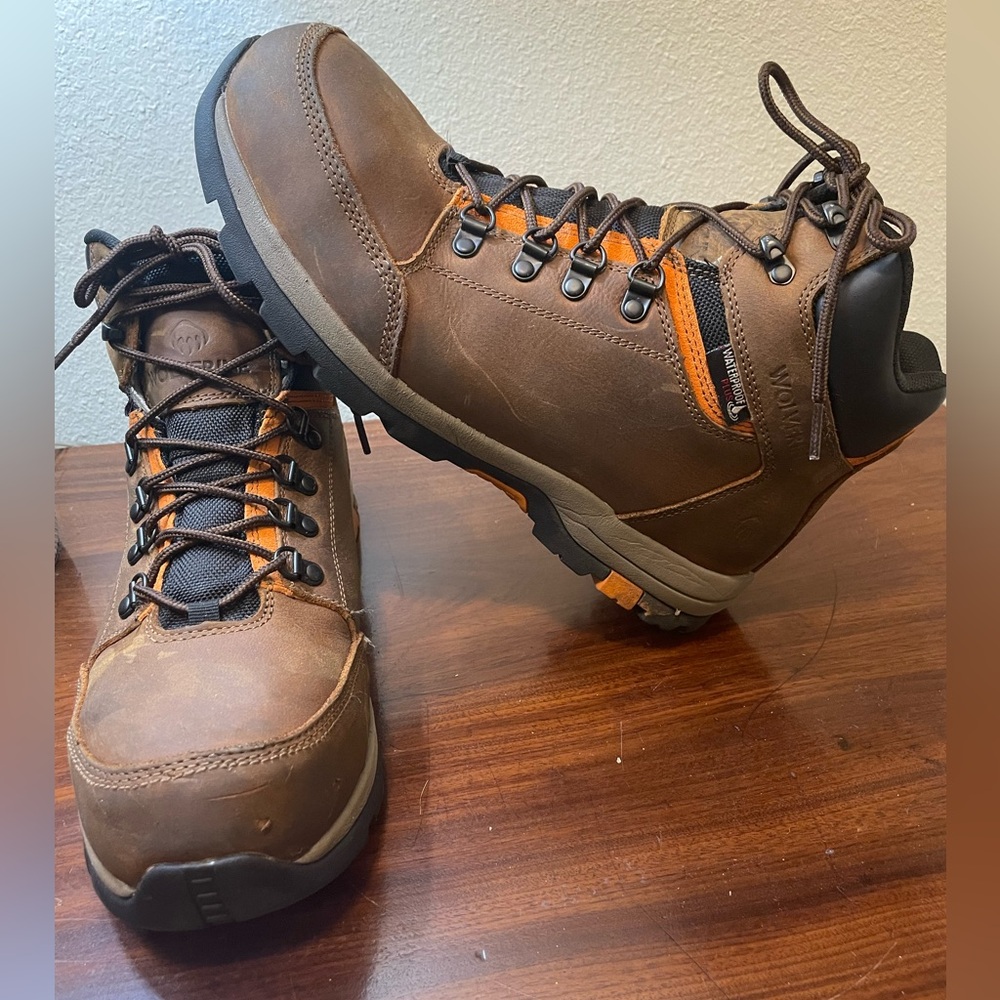 Wolverine Grayson Men’s Waterproof Steel Toe Work Boots Size 11 M